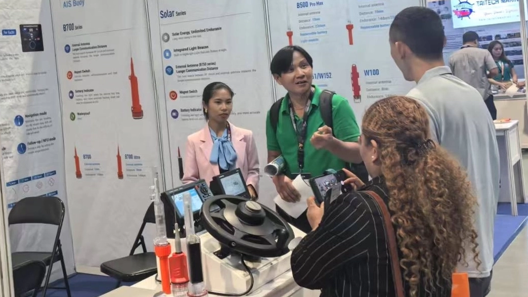Sandemarine Representatives Showcases Cutting-Edge Maritime Technologies at the 10th Philippines Maritime Expo in 2025